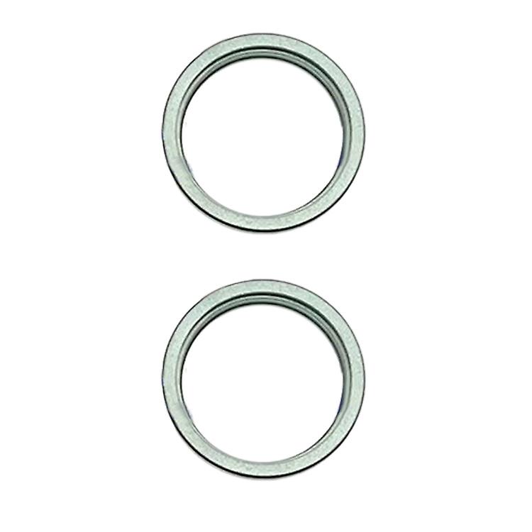 For iPhone 15 / 15 Plus 2pcs/set Rear Camera Metal Outside Protector Ring