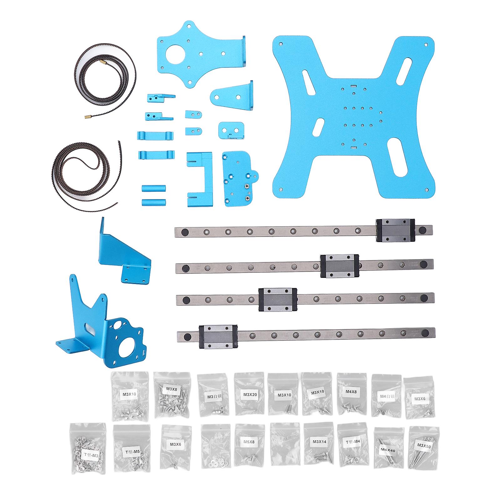 3D Printer Upgrade Accessories: 300mm Linear Guides, Screw Pack & Timing Belt Set for Ender 3 Pro