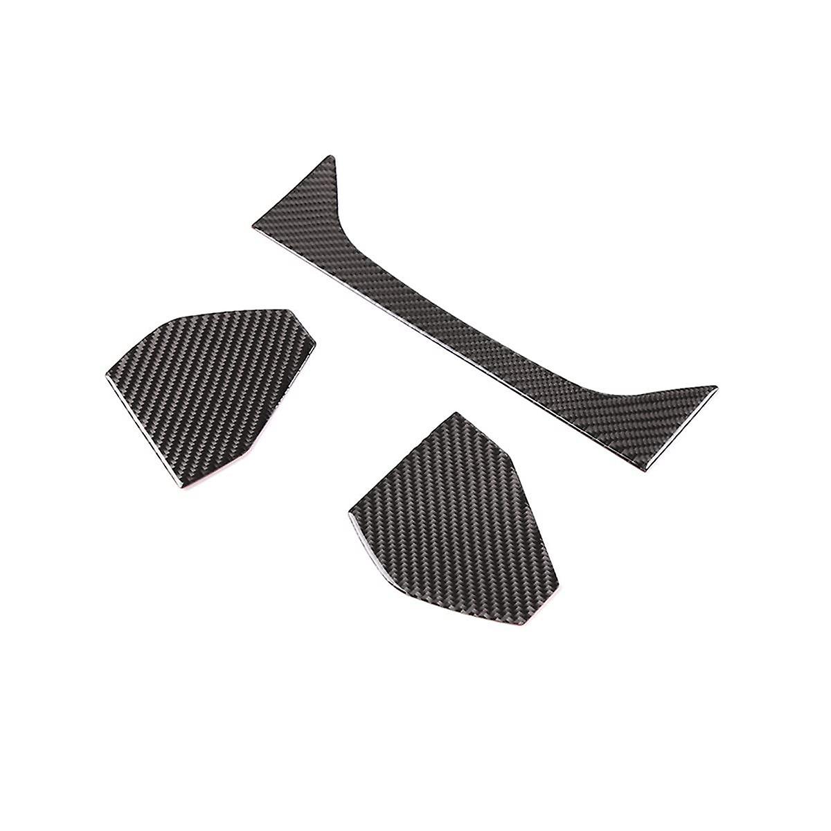 For A90 2019-2023 Soft Carbon Fiber Dashboard Trim Sticker Instrument Cover Panel Interior Accessor