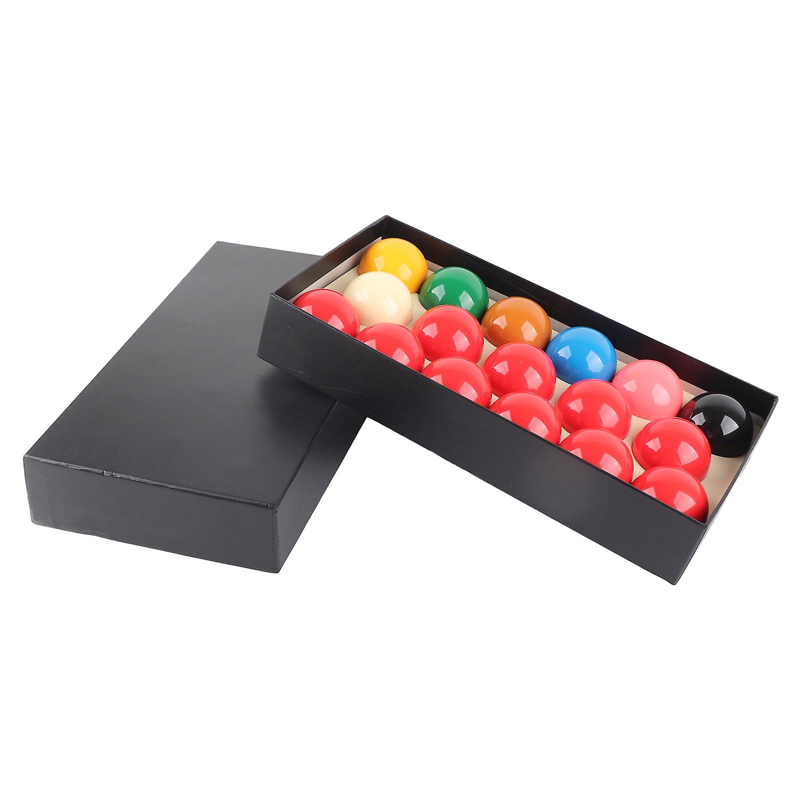 1 Set Snooker Billiard Cue 57.2mm Glossy Resin Ball Leisure Sports Equipment