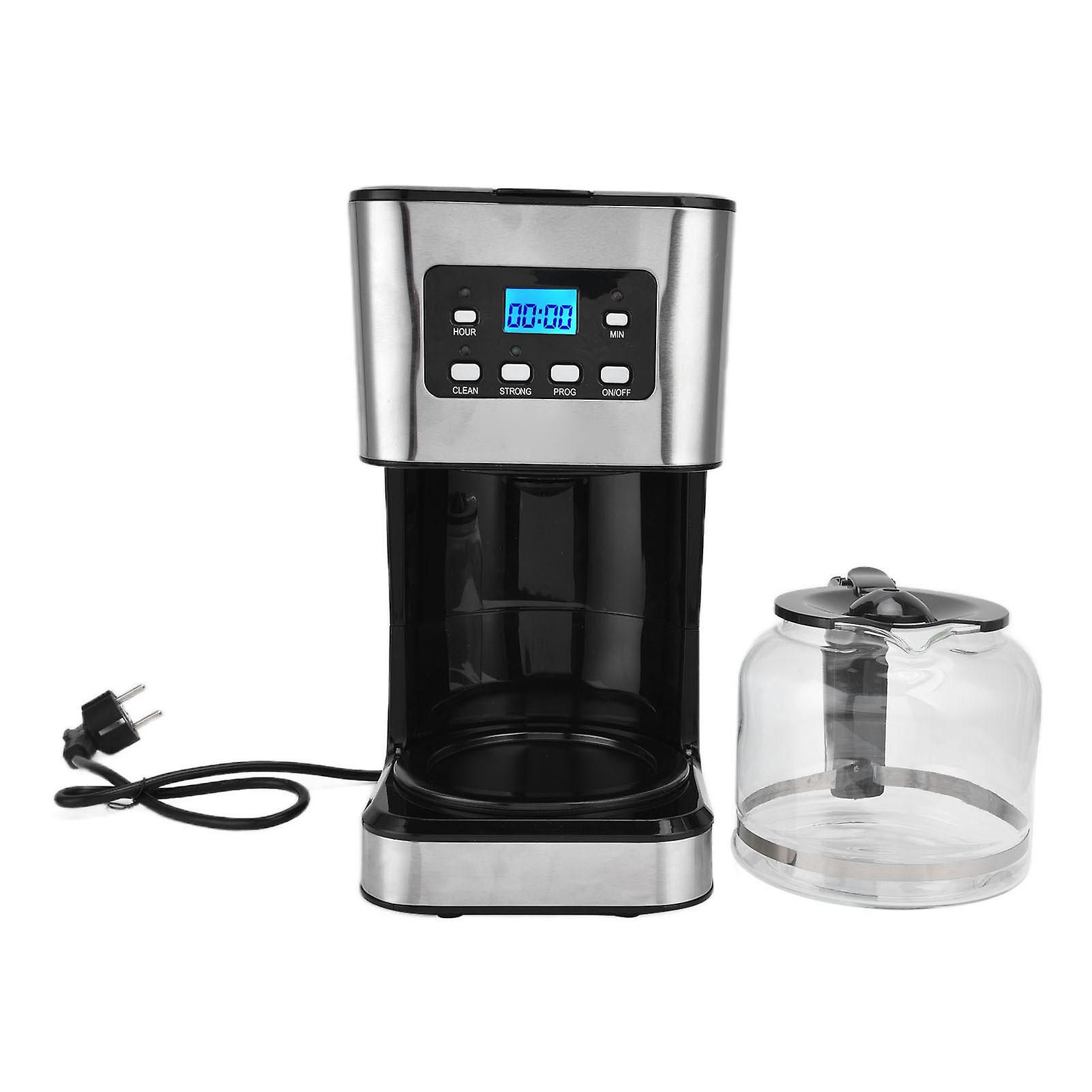 1.5L Drip Coffee Machine 12 Cup Coffee Maker with Timer Automatic Extraction for Home and Cafe EU Plug 220?240V