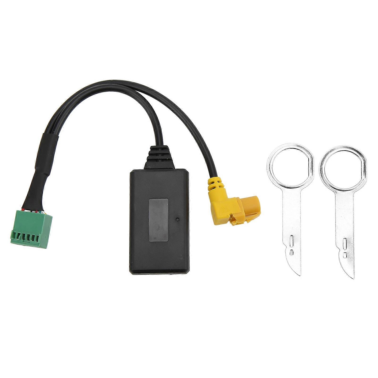 12pin Bluetooth 5.0 AUX in Cable Stereo AUX Adapter Replacement for A4 A6 Q5 Q7 A5 S5