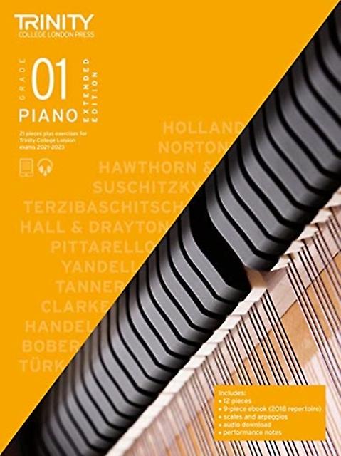 Trinity College London Piano Exam Pieces Plus Exercises From 2021 Grade 1 Exten by Trinity College London Paperback Book