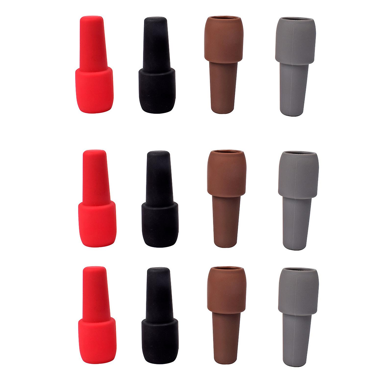 Silicone Airtight Wine Stopper Set Stable Fresh-Keeping Wine Sealing Lid for Sparkling Wine Beer