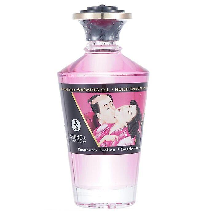 Shunga Aphrodisiac Warming Oil - Raspberry Feeling 100ml/3.5oz