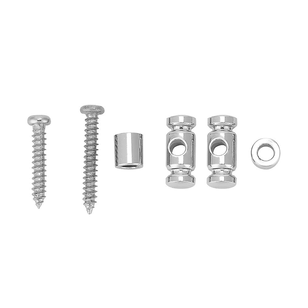2PCS Roller String Tree Retainer with Screw Accessory for Electric Guitar Bass