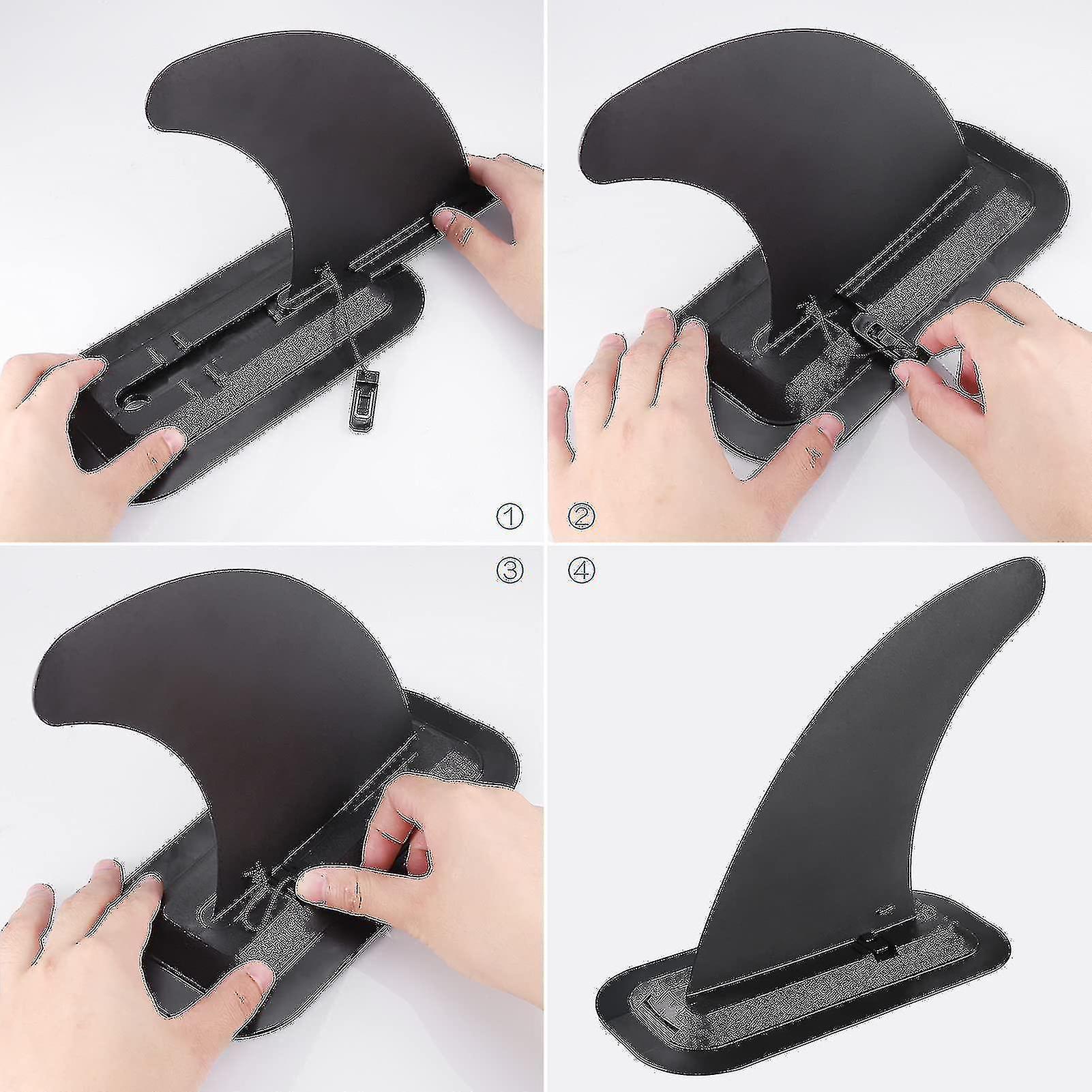 Paddleboard Fin Replacement 13.1in Blue - PVC Thruster Fin For