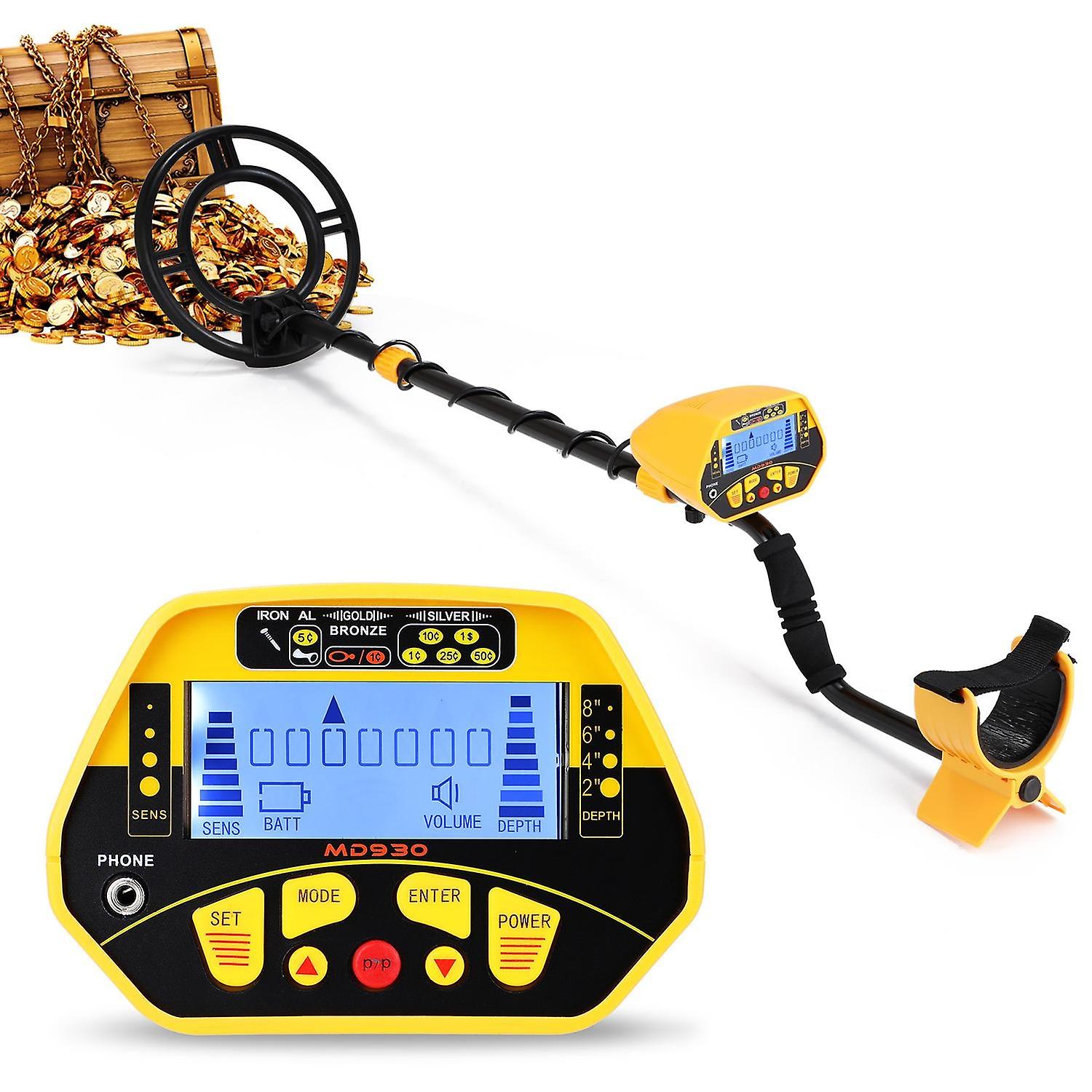 MD930 Underground Metal Detector High Sensitivity and Precise Location with Backlighting