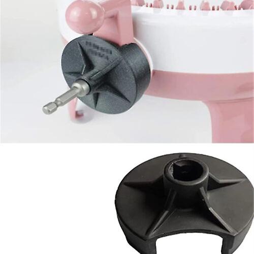 Power Adapter For Knitting Machine With Screw Crank Handle Adults Kids Beginner Craft Parts Accessories Tools