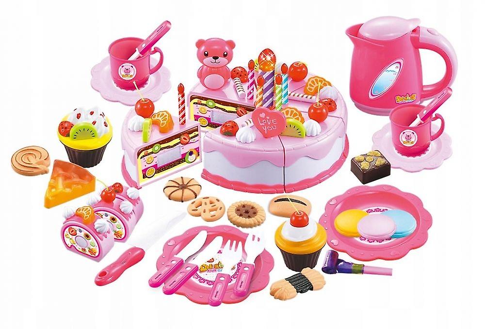 Geburtstagsset - Schnittkuchen 80 Elemente