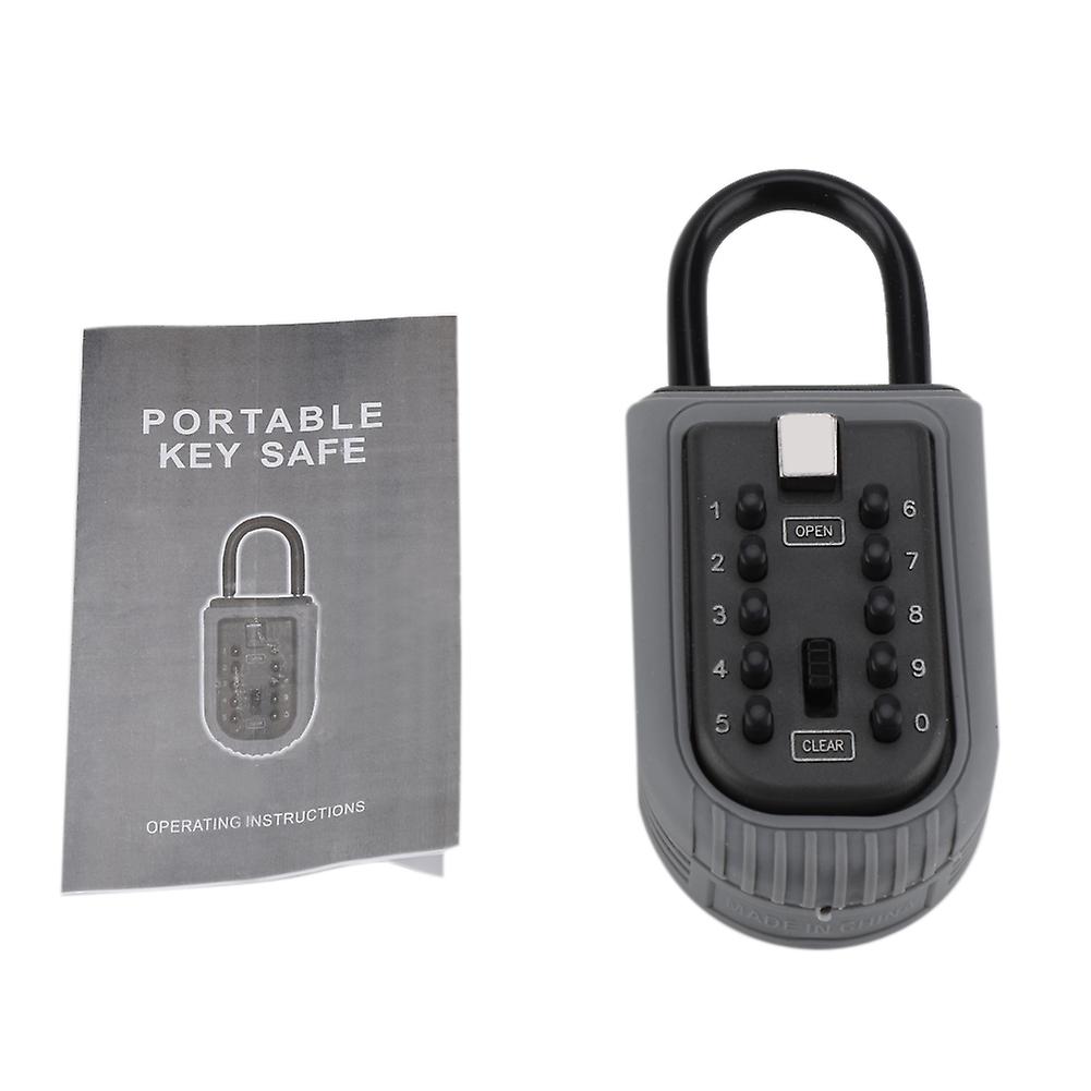 Solid Compact Outdoor Wall Hanging Safe Security Keys Storage Box Holder Combination Lock