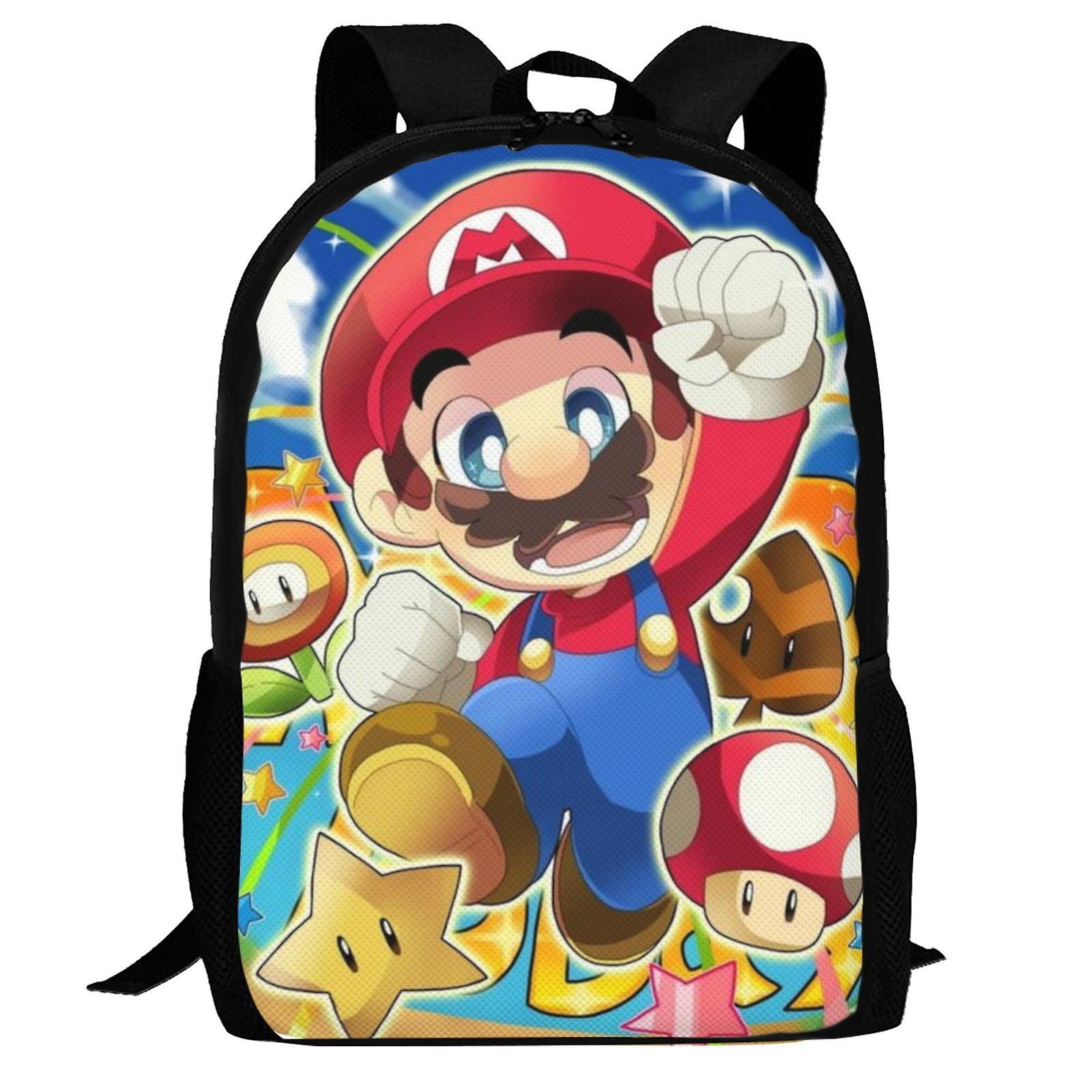Super Mario Backpack,Laptop Backpack Lightweight Casual DaypackMulti-Function Travel Backpack