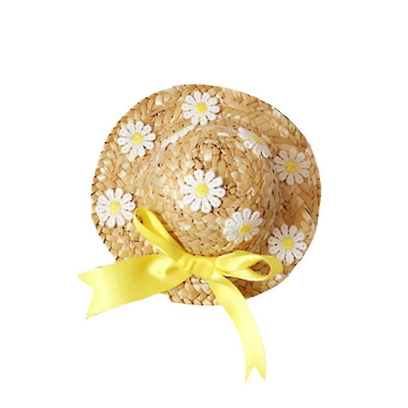 1pcs Summer Straw Hat For Dog