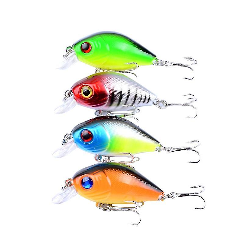 4pcs Plastic Hard Baits
