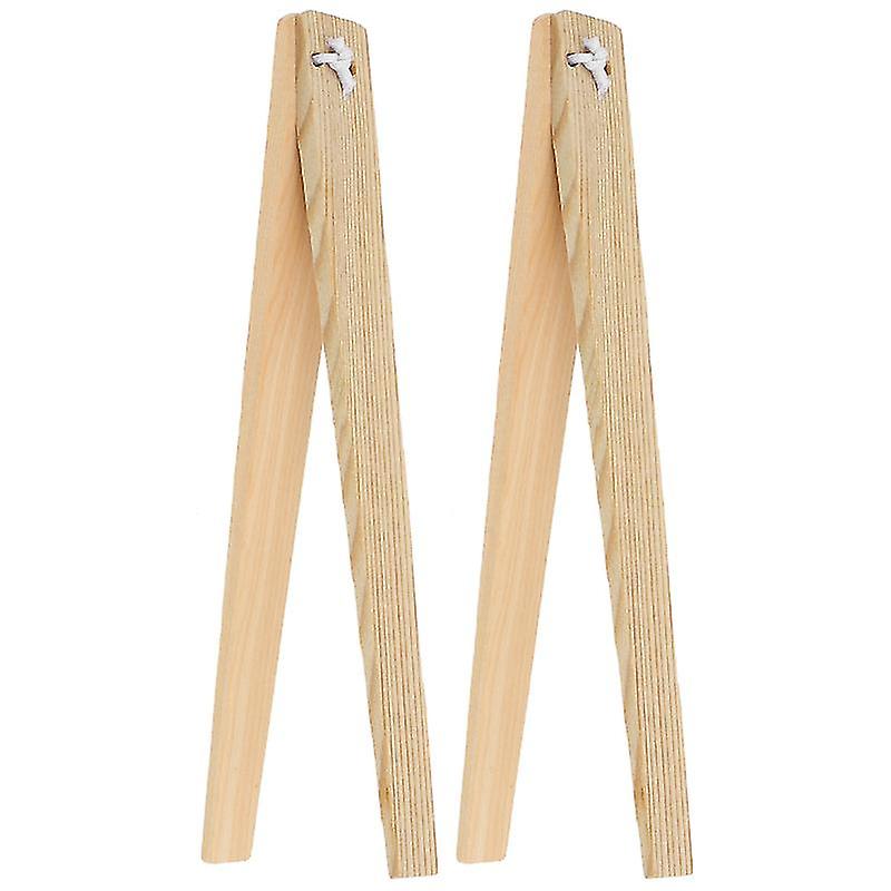 2pcs Wood Tweezer Toy