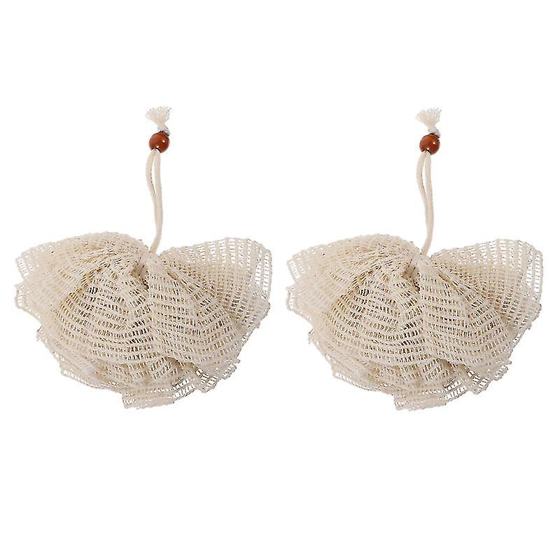 Ramie Fiber Shower Brush For Bathing Use