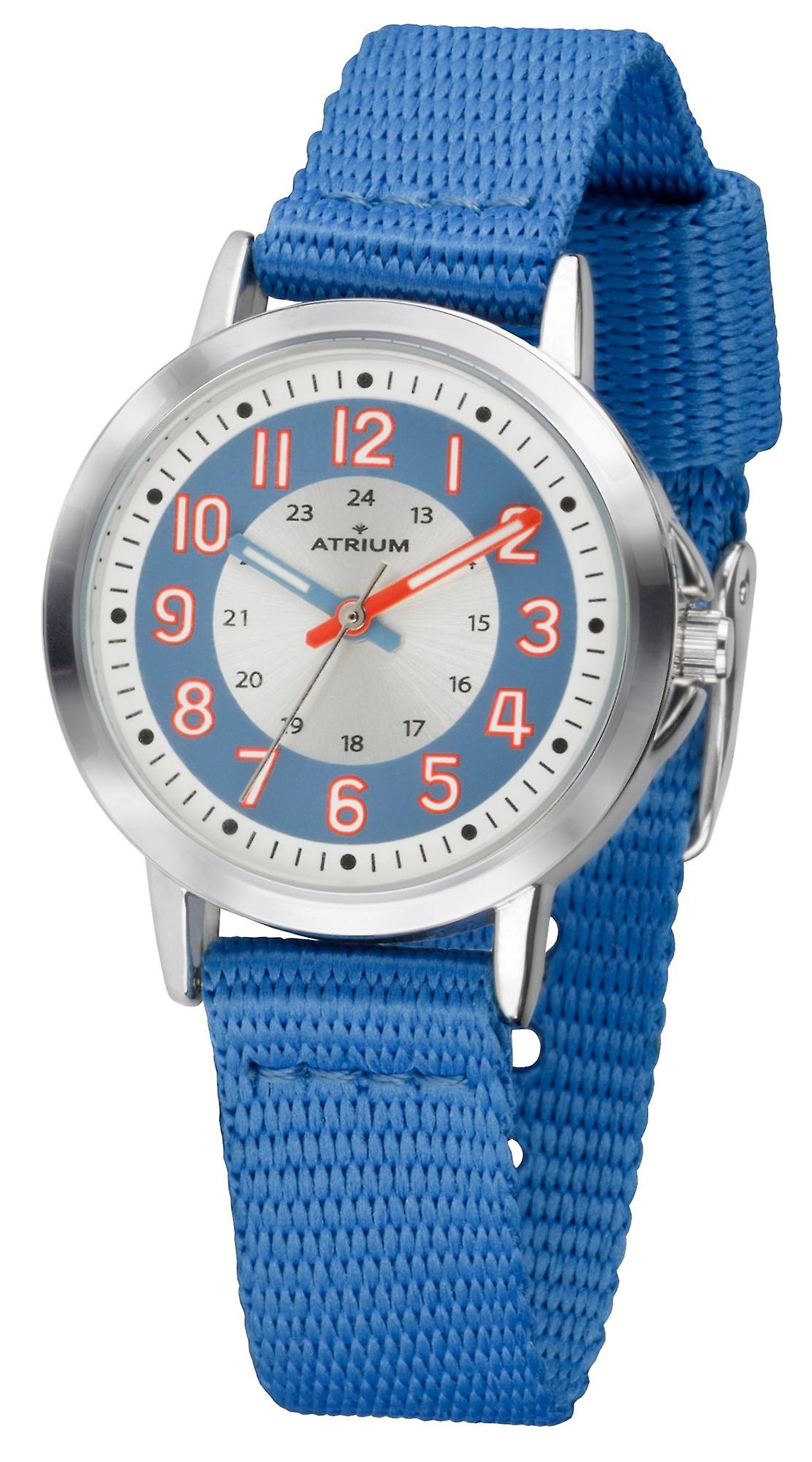 ATRIUM Children's Wristwatch Analog Quartz Boys Nylon A46-12 Gray