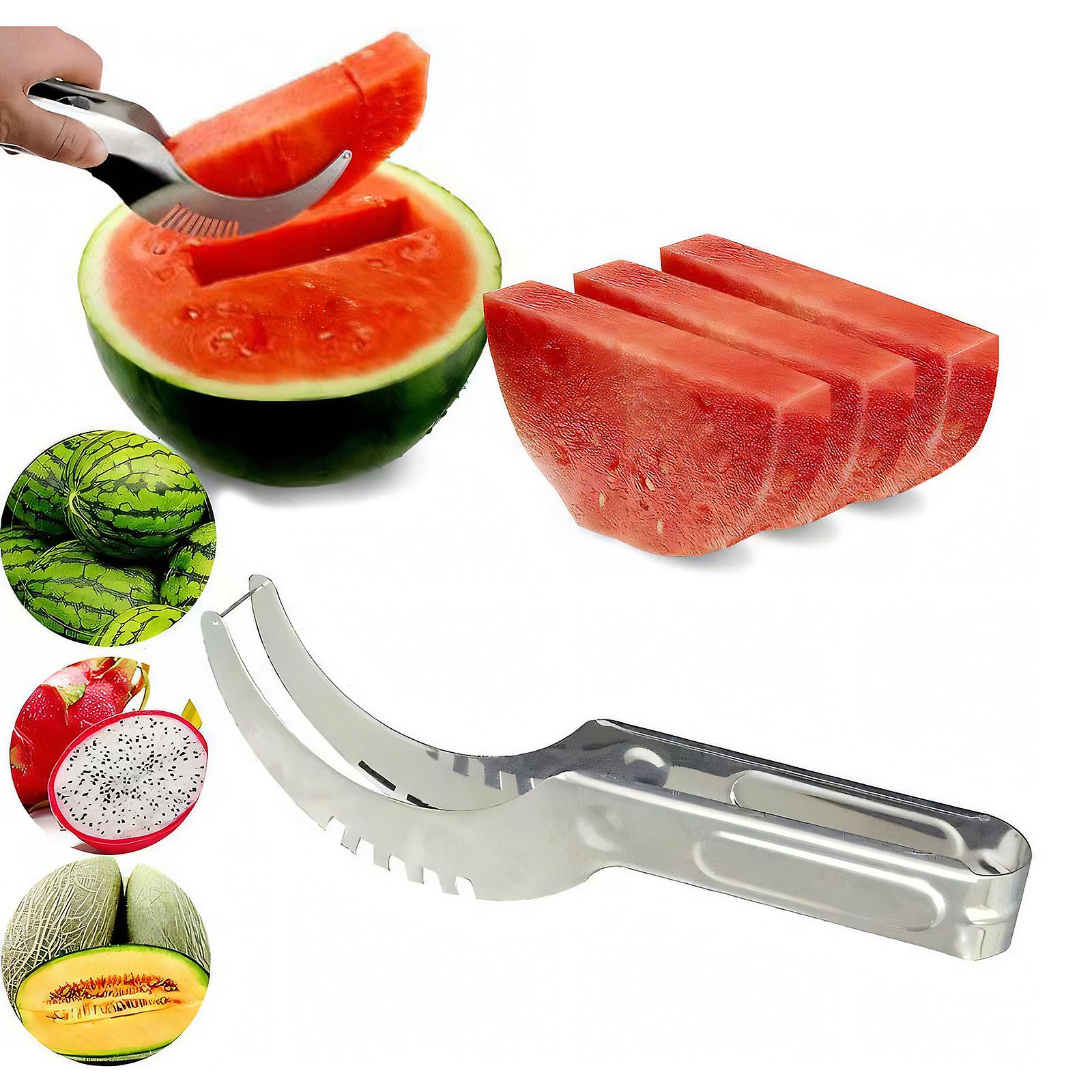 Watermelon Slicer Cutter Knife Server Corer Scoop Kitchen Knife Tool