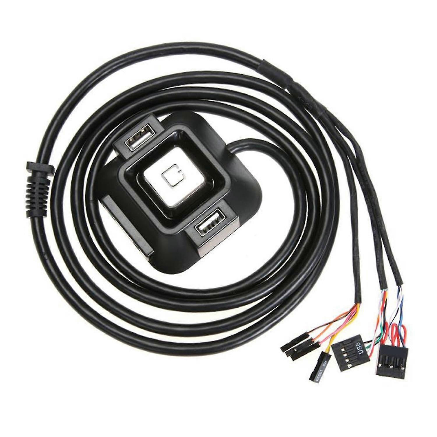 1.2m Desktop PC Switch Button Practical Wear-resistant ABS Computer Reset Switch Block Extender for 