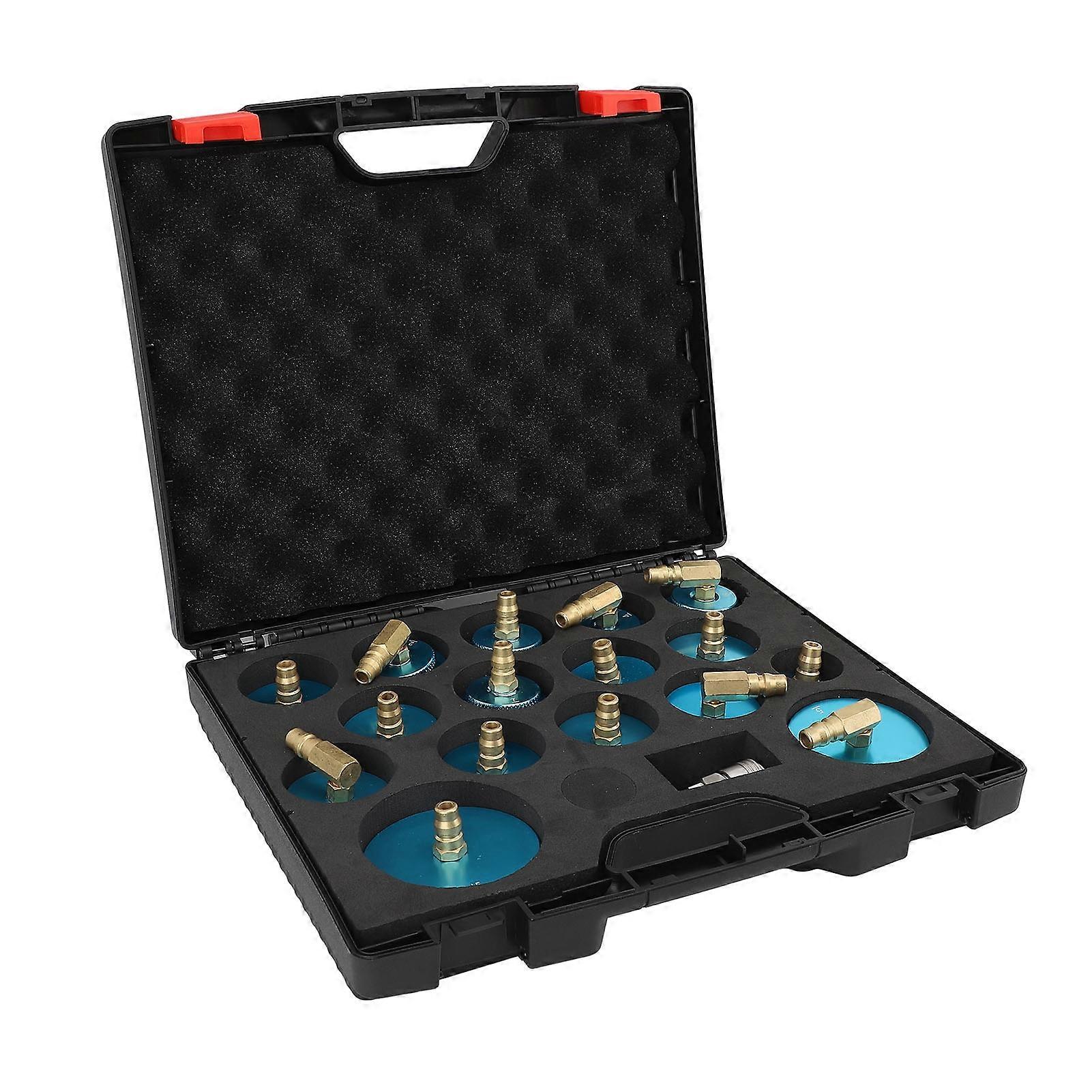 17 قطعة محولات اسطوانة رئيسية مجموعة سبائك الألومنيوم الفرامل النفط السائل أداة نزيف استبدال تسلا