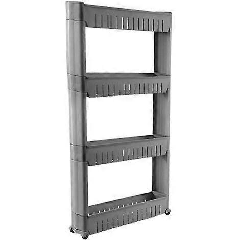 Storage rack - Maka gray -4 layers 101 * 54 * 12cm