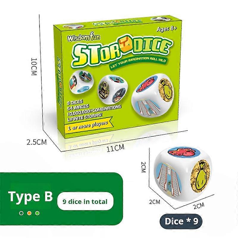 Acrylic Puzzle Picture Reading Game Story Dice Party Game To Improve Logic Language Picture