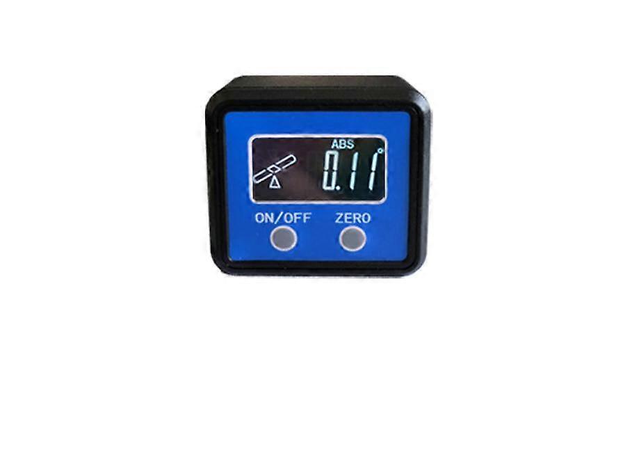 Version Digital Inclinometer Protractor Level Box Magnetic Bottom with V Groove Angle Finder Blue Backlight