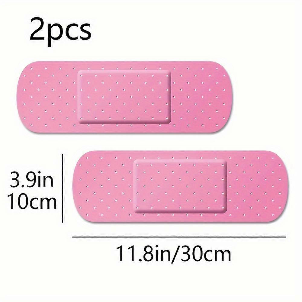 2pcs Vehicle Scratch Cover Stickers - 11.8in Funny Car Stickers - Bandage Decals For The Rear Bumper Of Cars