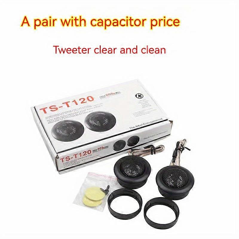 2pcs 800W 2.5CM 1 Soft Dome Balanced Car Audio Speakers Tweeters - Get Ready for Powerful Audio Performance!
