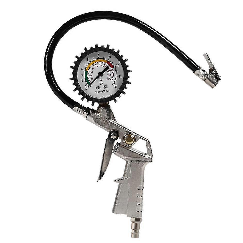 Digital 0-220psi Car Tire Pressure Gauge Pointer Tyre Air Pressure Inflator Gauge Eu/us Vehicle Inflation Manometro Tester