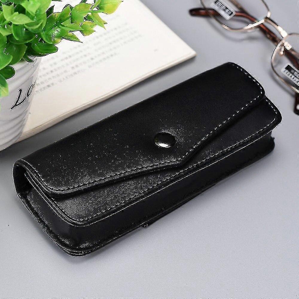 Leather Glasses Case with Belt, Portable