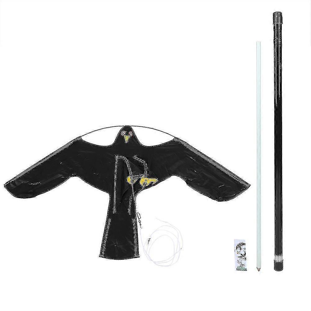 7m Telescopic Pole Extendable Flying Hawk Kite Bird Repeller Scarer