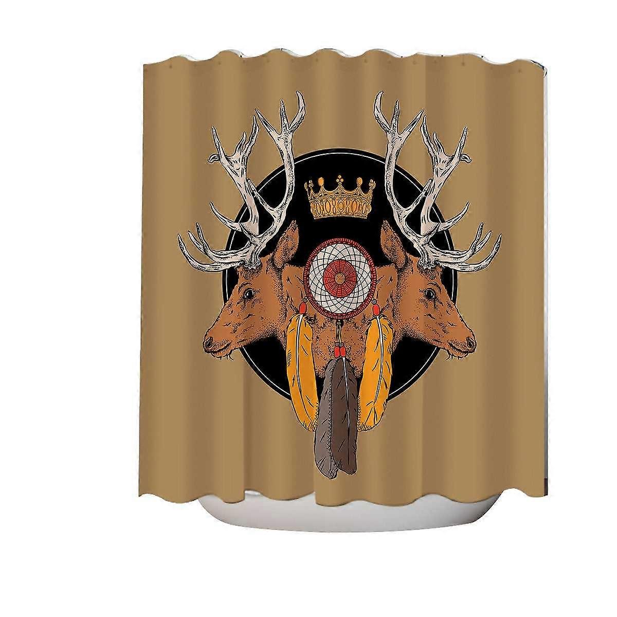 Dream Catcher and Deer Shower Curtain