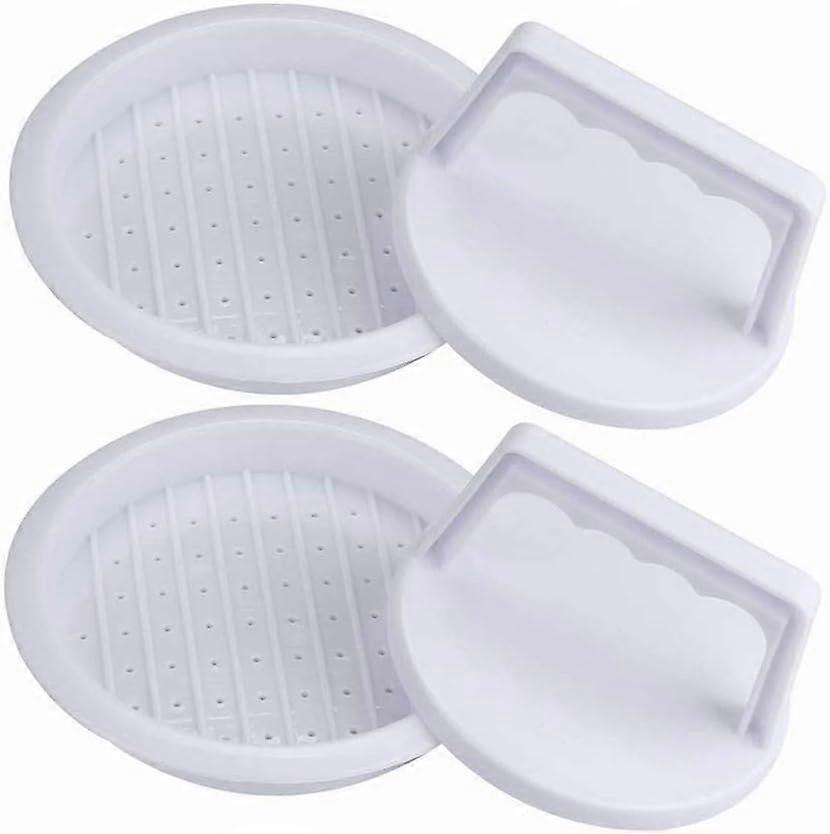 Piece Hamburger Press, Plastic Burger Press, Hamburger Maker Meat Press Set