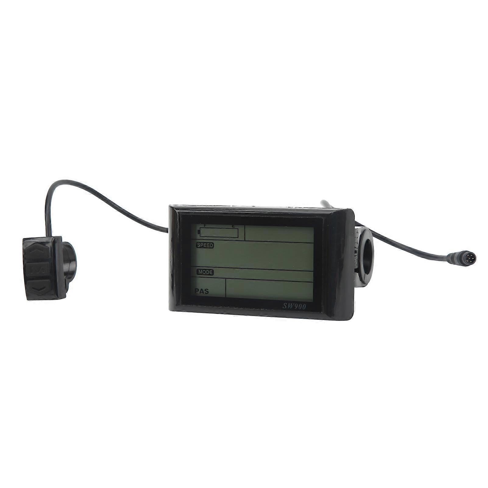 Electric Bike Bicycle LCD Display Electric Scooter SW900 LCD Display Meter with Waterproof Connector