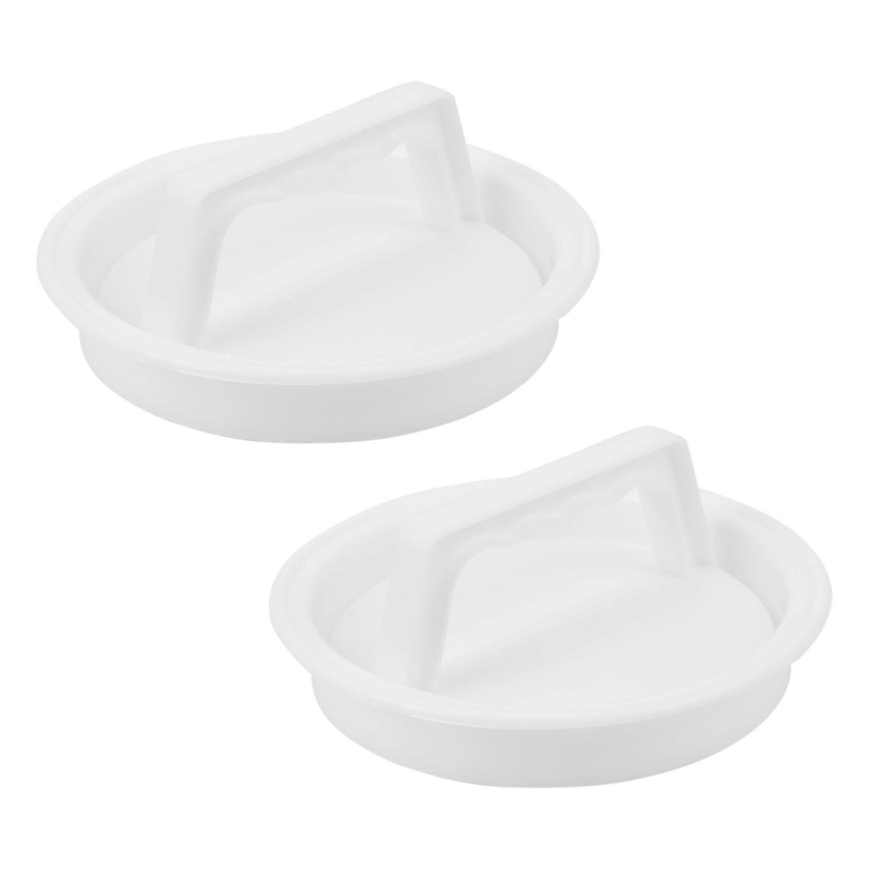 2 Hamburger Maker Burger Press Mold Vegetable Beef Pounder Kitchen Mould Craft