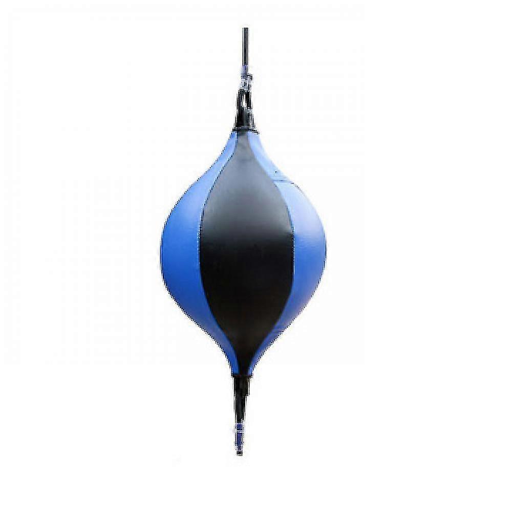 Weight Lifting Gloves Hand Supports Hanging Boxing Training Reaction Ball Blue Black