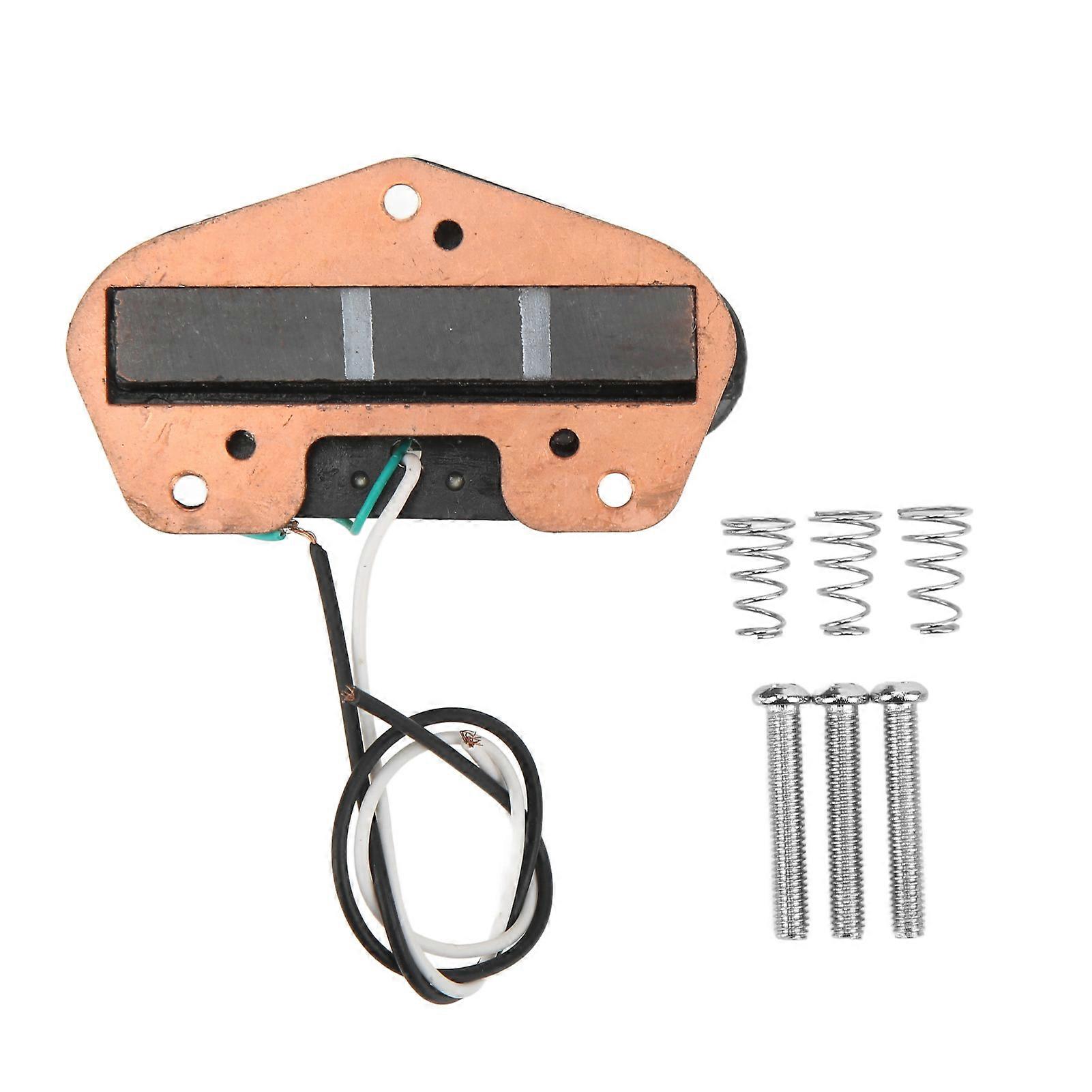 Elgitarrpickup Plast Metall Bärbar Förbättra ljudkvaliteten Gitarrtillbehör för gitarrister