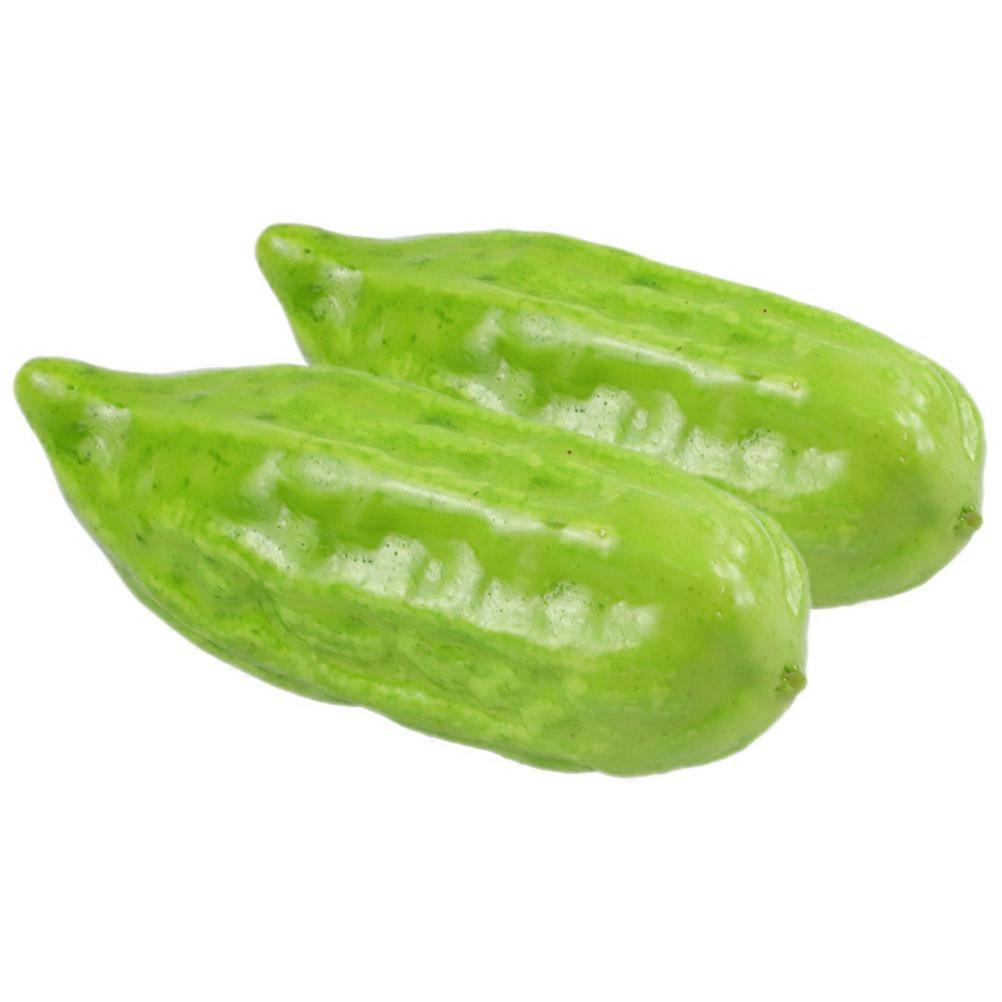 2pcs Doll House Vegetable Model Lifelike Simulation Vegetable Props Foams Vegetable Model Props