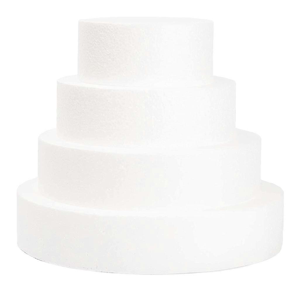 4Pcs Gathering Fake Cakes Multi-function Cake Dummies Reusable Cake Models Party Accessory