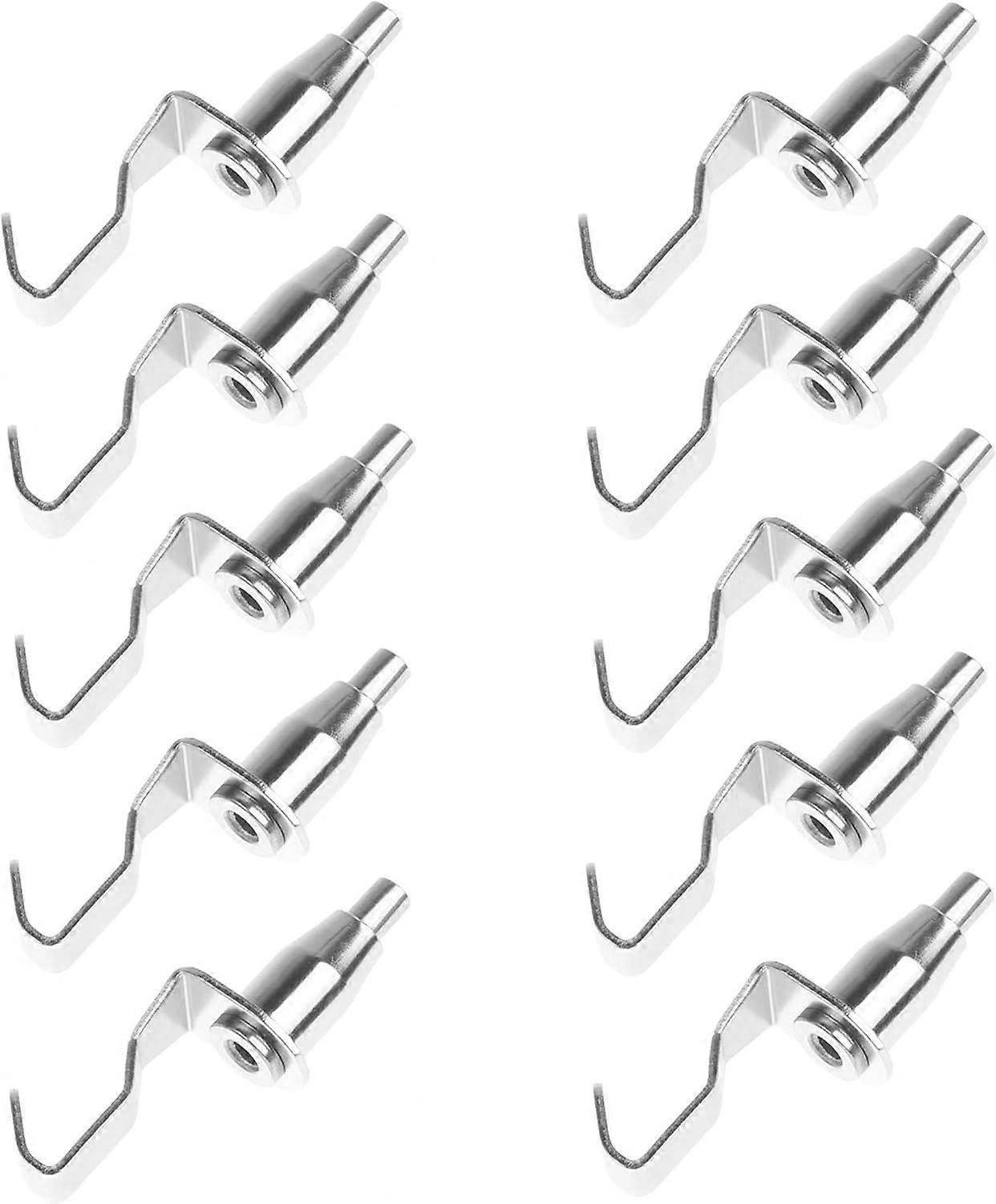 10pcs Metal Art Gallery Adjustable Display Art Picture Hanger Hooks, for Hanging Pictures(silver)