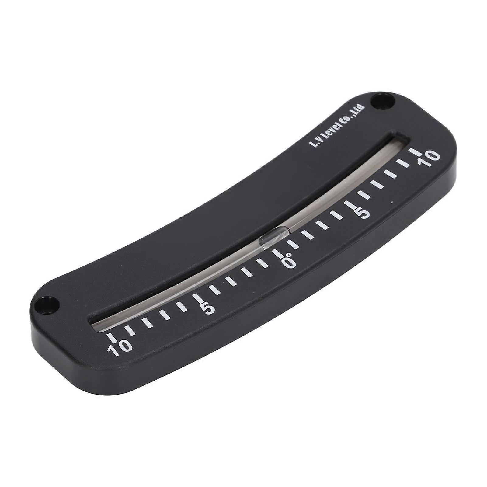 Tube Clinometer ?10 to 0 to 10 Clear Scale Mini Angle Inclinometer with Fixing Hole
