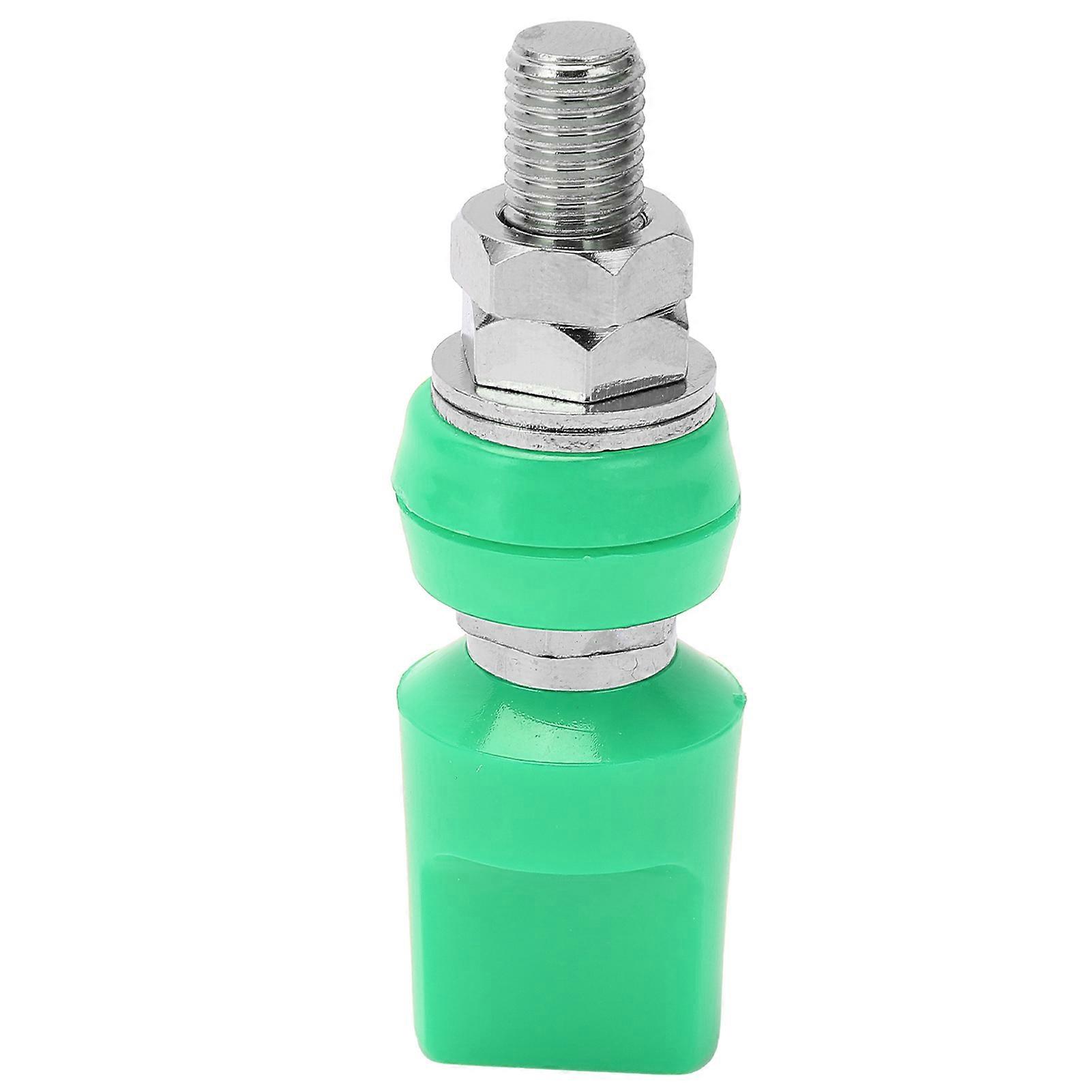 Borne polyvalente 4mm en laiton couvercle plat M8 100A bornier à courant élevé avec JackGreen