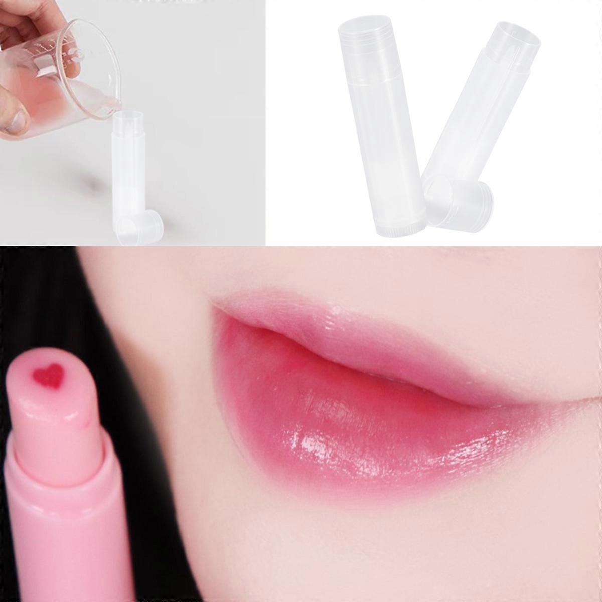 25pcs New Lip Balm Tubes with Caps