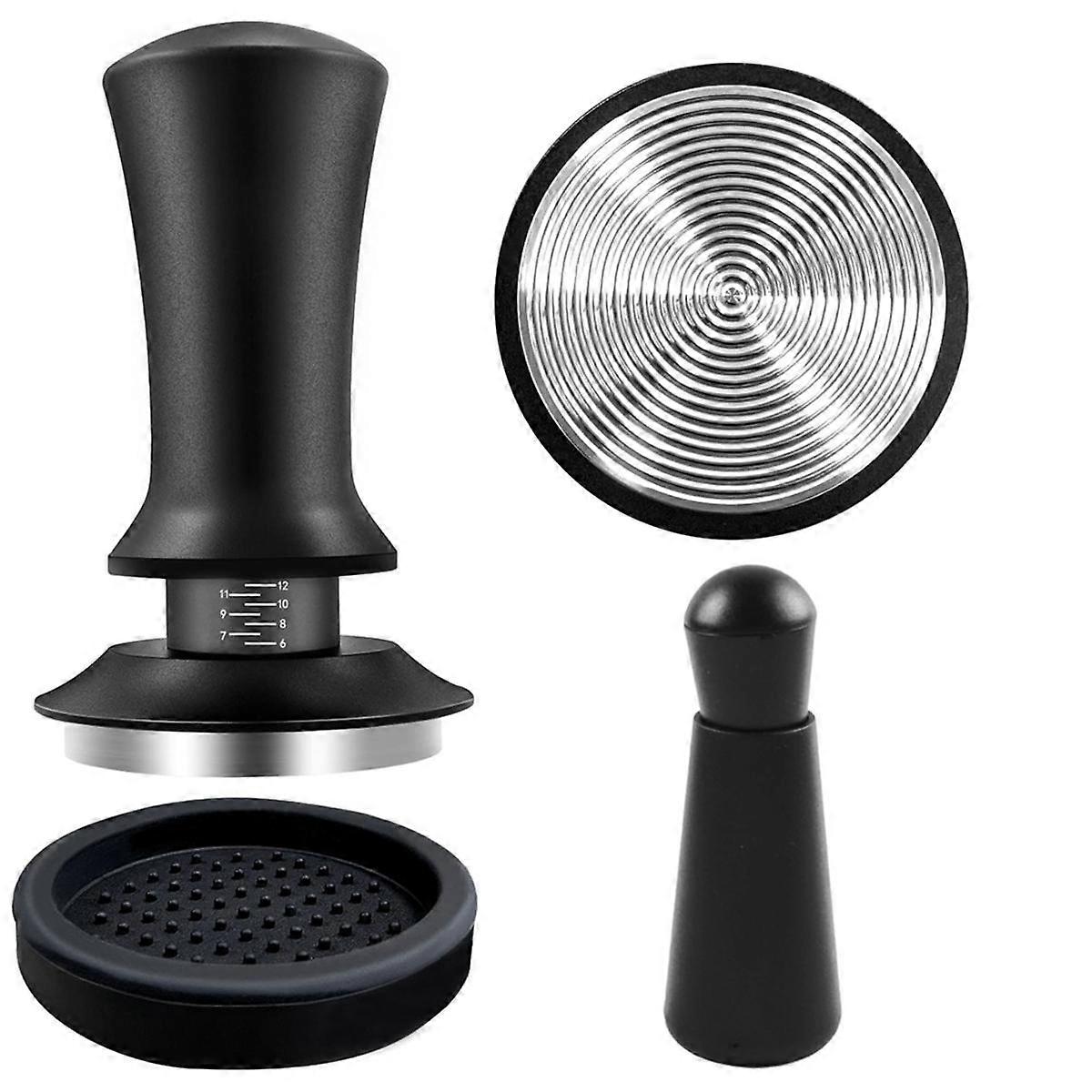 Coffee Tamper Set 51 mm,Espresso Tamper Set,Barista Set with 304 Stainless Steel Base Coffee Tamper