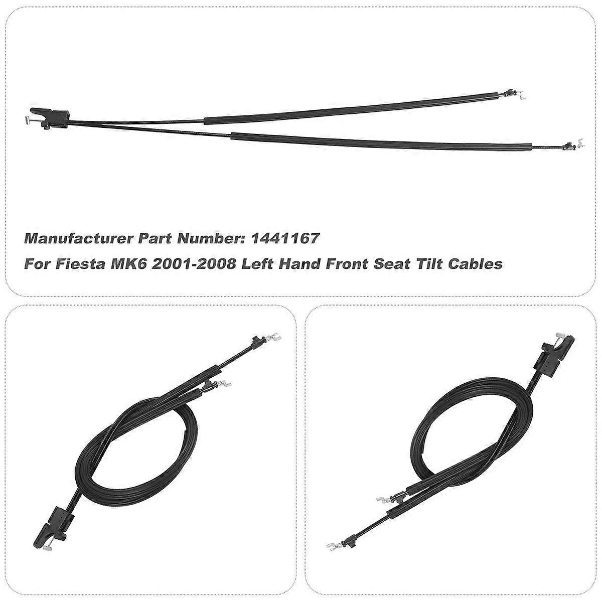 Left Hand Front Cables For Fiesta MK6 2001-2008 1441167