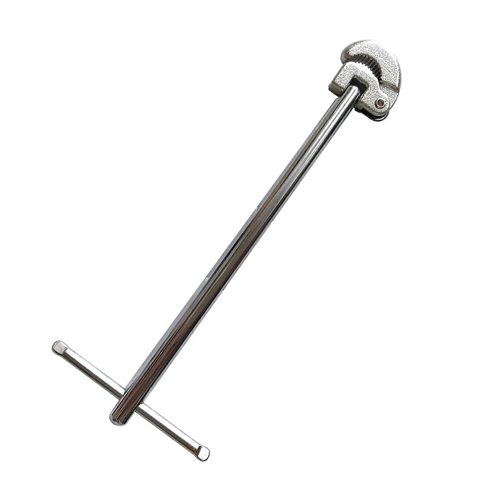 Basin Wrench Adjustable Hand Tool Under Sink Sink Faucet Wrench Tight Space Argent
