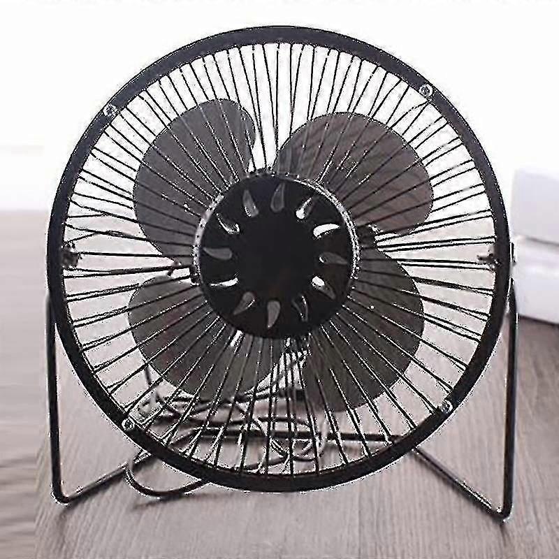 Hmwy-(أسود) 6 بوصة ميني USB مكتب مروحة صغيرة برودة USB تعمل بالطاقة أجهزة الكمبيوتر المحمولة مروحة كمبيوتر محمول