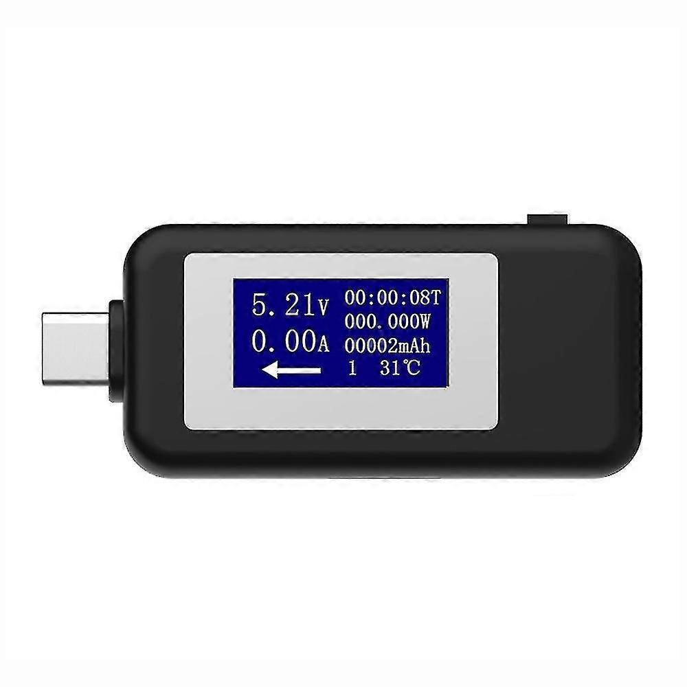 Multi-function Usb Tester Type-c Charger Detector, Black