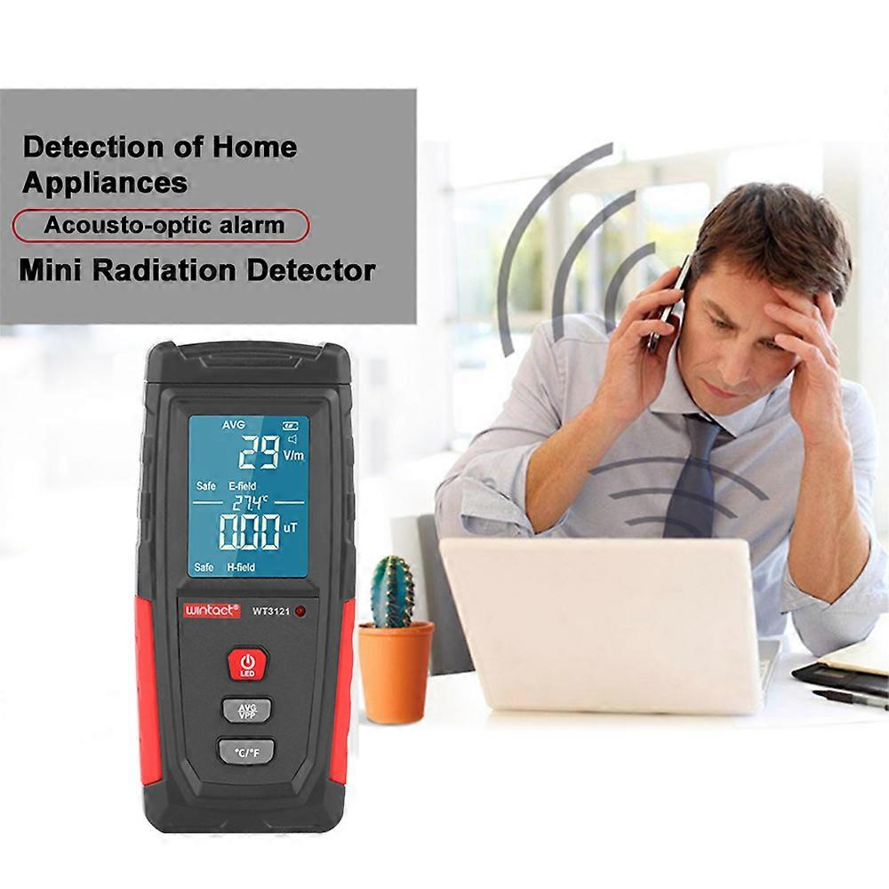 Electromagnetic Field Radiation Detector Tester Emf Meter Rechargeable Handheld Portable Counter Emission Dosimeter Computer